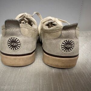 UGG Kids Tan Suede Sneakers